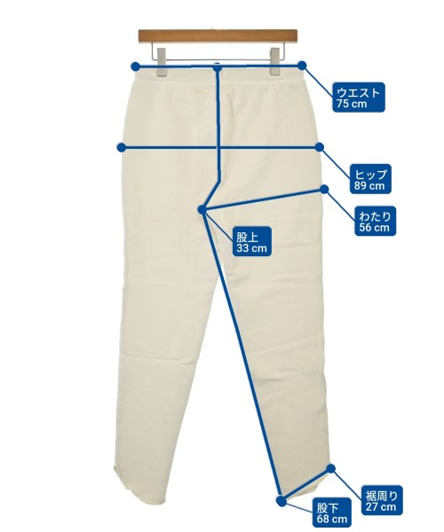 Frank&Eileen（フランクアンドアイリーン）スウェットパンツ 白 サイズ:S レディース/2200631196433