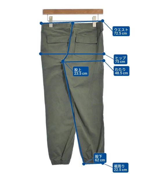 Frank&Eileen（フランクアンドアイリーン）クロップドパンツ カーキ サイズ:0(XS位) レディース/2200631197867