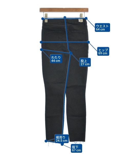 Frank&Eileen（フランクアンドアイリーン）デニムパンツ 黒 サイズ:25(S位) レディース/2200631214618