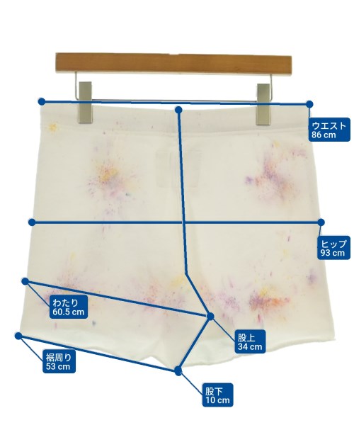 Frank&Eileen（フランクアンドアイリーン）ショートパンツ 白 サイズ:S レディース/2200631218968