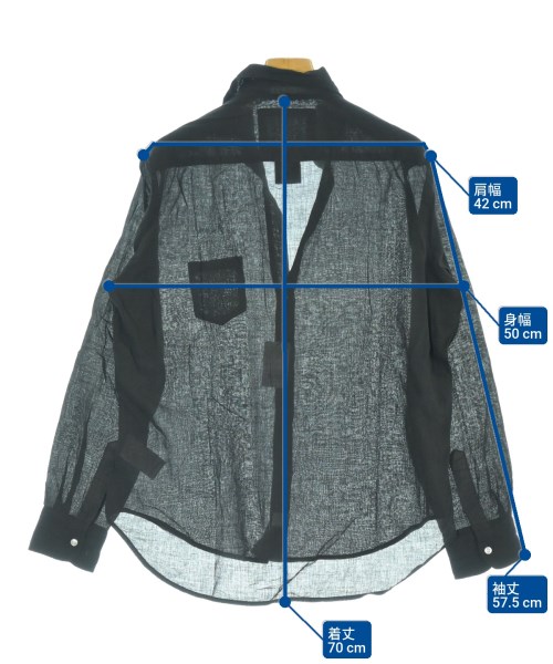 Frank&Eileen（フランクアンドアイリーン）カジュアルシャツ 黒 サイズ:F レディース/2200631225423