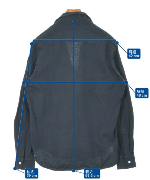 Frank&Eileen（フランクアンドアイリーン）カジュアルシャツ 紺 サイズ:XS レディース/2200631225430