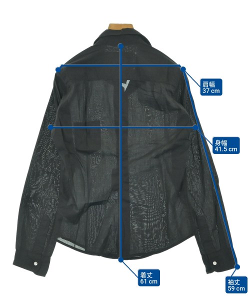 Frank&Eileen（フランクアンドアイリーン）カジュアルシャツ 黒 サイズ:XS レディース/2200631227304