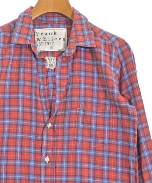 Frank&Eileen（フランクアンドアイリーン）カジュアルシャツ 赤 サイズ:XS レディース/2200629286016