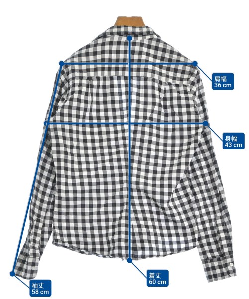 Frank&Eileen（フランクアンドアイリーン）ドレスシャツ 黒 サイズ:XS レディース/2200633064013