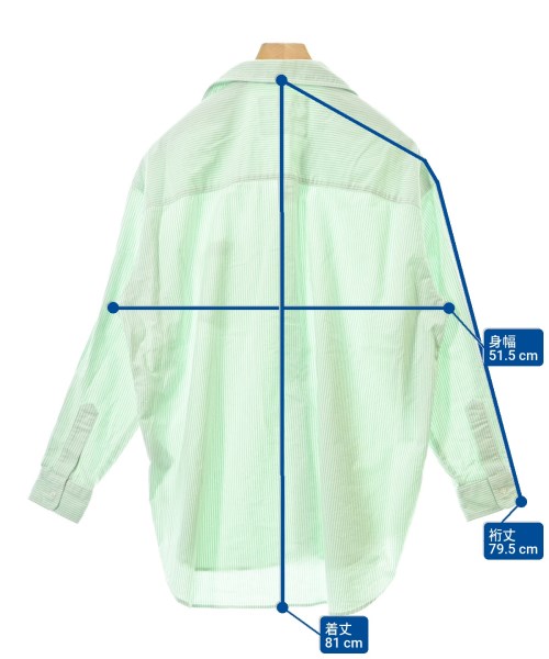 Frank&Eileen（フランクアンドアイリーン）カジュアルシャツ 緑 サイズ:XS メンズ/2200619463144