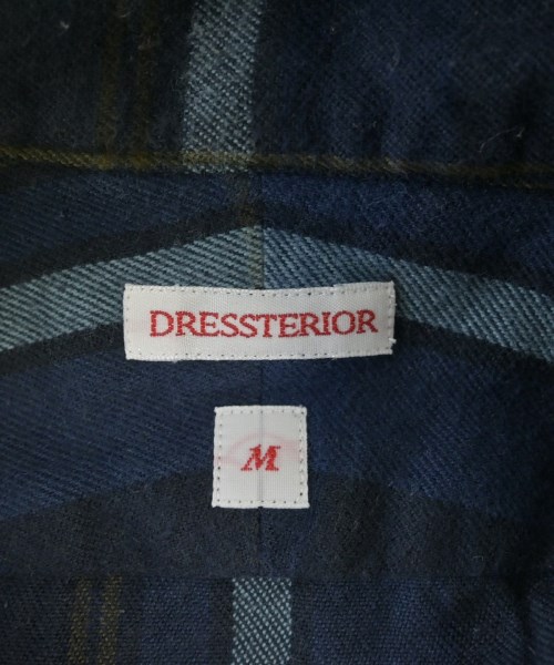 DRESSTERIOR（ドレステリア）カジュアルシャツ 紺 サイズ:M メンズ/2200613318075