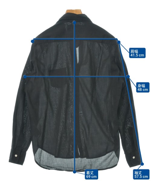 Frank&Eileen（フランクアンドアイリーン）カジュアルシャツ 黒 サイズ:XXS レディース/2200618217069