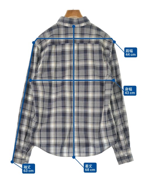 Frank&Eileen（フランクアンドアイリーン）カジュアルシャツ 紺 サイズ:XXS メンズ/2200609980873