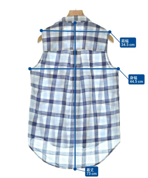 Frank&Eileen（フランクアンドアイリーン）カジュアルシャツ 青 サイズ:XS レディース/2200611020581