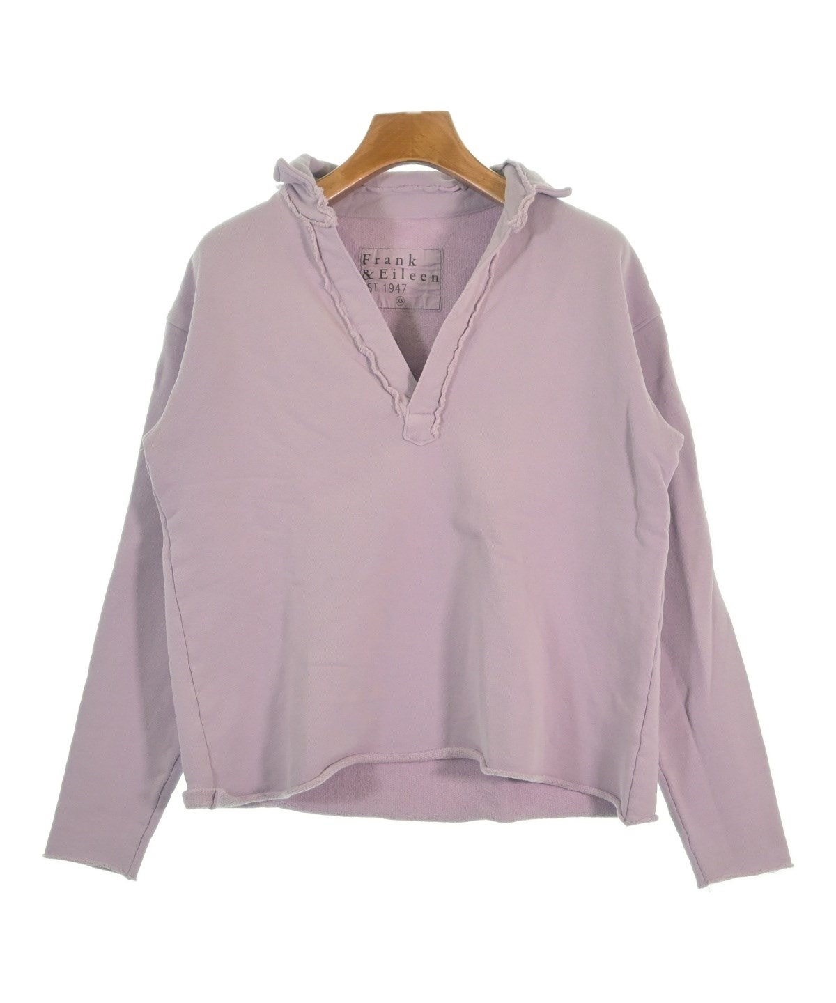 【美品】 Frank＆Eileen 長袖 スキッパー シャツ XXS 青ピンク Frank&Eileen - フランク&アイリーン シャツ スキッパー 長袖