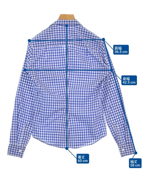 Frank&Eileen（フランクアンドアイリーン）カジュアルシャツ 紺 サイズ:XXS レディース/2200673053015