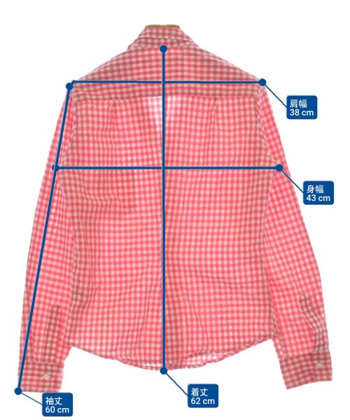 Frank&Eileen（フランクアンドアイリーン）カジュアルシャツ ピンク サイズ:XS レディース/2200601361106