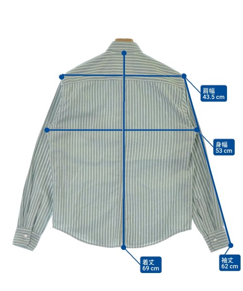 Frank&Eileen（フランクアンドアイリーン）カジュアルシャツ 緑 サイズ:XS メンズ/2200676284027