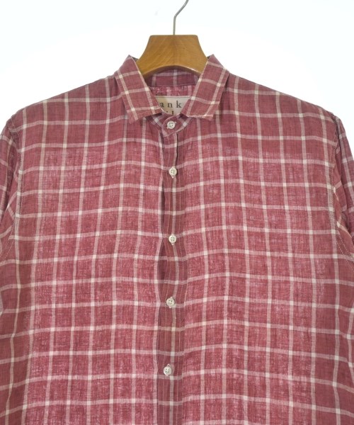 Frank&Eileen（フランクアンドアイリーン）カジュアルシャツ 赤 サイズ:XS メンズ/2200676284034