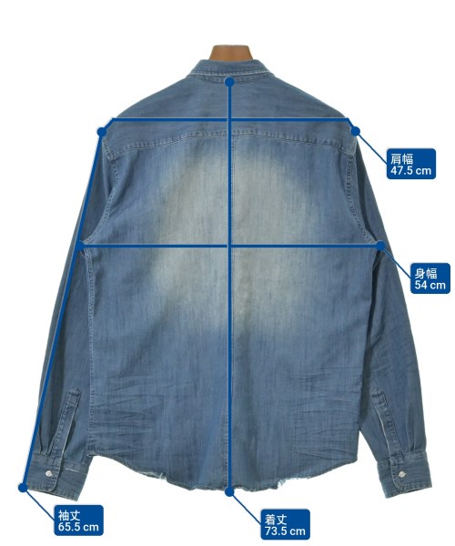 Frank&Eileen（フランクアンドアイリーン）カジュアルシャツ 青 サイズ:M メンズ/2200678041062