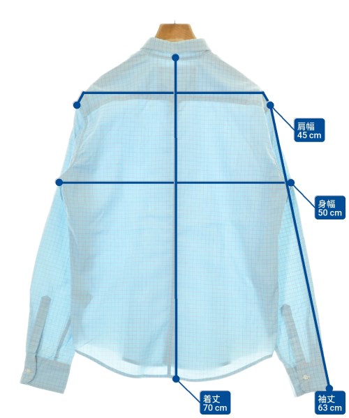 Frank&Eileen（フランクアンドアイリーン）カジュアルシャツ 青 サイズ:XS メンズ/2200676254389