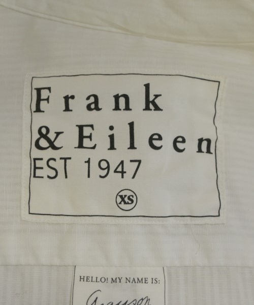 Frank&Eileen（フランクアンドアイリーン）カジュアルシャツ 白 サイズ:XS レディース/2200674597143