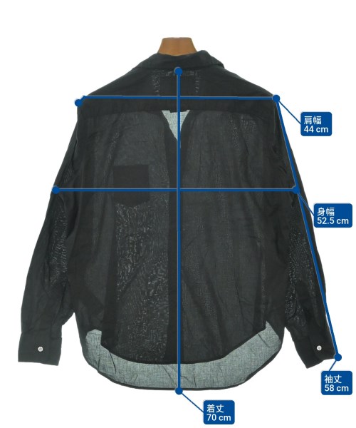 Frank&Eileen（フランクアンドアイリーン）カジュアルシャツ 黒 サイズ:F メンズ/2200675364270