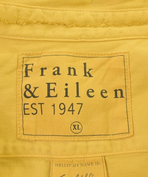 Frank&Eileen（フランクアンドアイリーン）カジュアルシャツ 黄 サイズ:XL メンズ/2200677341101