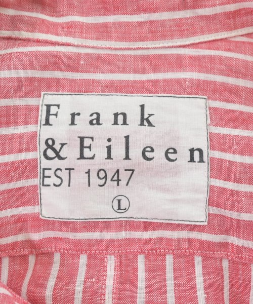 Frank&Eileen（フランクアンドアイリーン）カジュアルシャツ 赤 サイズ:L メンズ/2200677341217