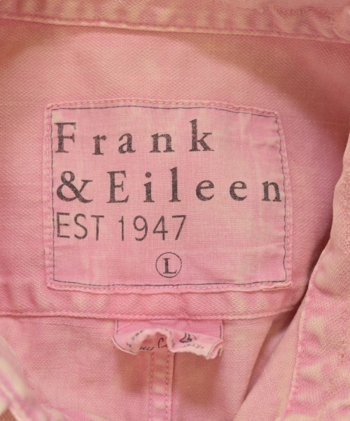 Frank&Eileen（フランクアンドアイリーン）カジュアルシャツ ピンク サイズ:L メンズ/2200677341293