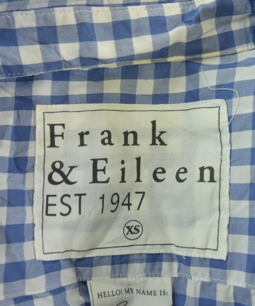 Frank&Eileen（フランクアンドアイリーン）カジュアルシャツ 青 サイズ:XS レディース/2200677712277