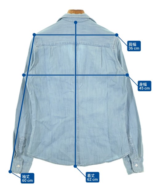 Frank&Eileen（フランクアンドアイリーン）カジュアルシャツ 青 サイズ:S レディース/2200691745060
