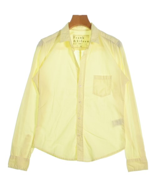 Frank&Eileen(フランクアンドアイリーン)カジュアルシャツ 黄 サイズ:XS/2200644937375