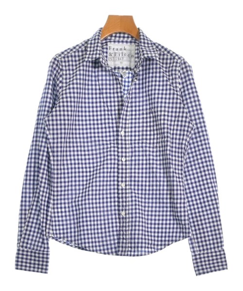 Frank&Eileen(フランクアンドアイリーン)カジュアルシャツ 紺 サイズ:XS/2200644937382
