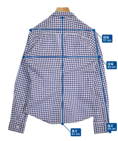 Frank&Eileen（フランクアンドアイリーン）カジュアルシャツ 紺 サイズ:XS レディース/2200644937382