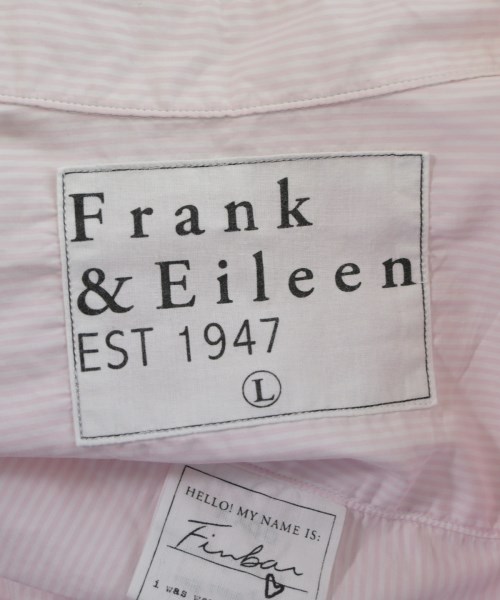 Frank&Eileen（フランクアンドアイリーン）カジュアルシャツ ピンク サイズ:L メンズ/2200657344030