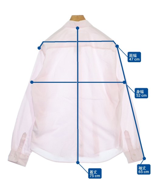 Frank&Eileen（フランクアンドアイリーン）カジュアルシャツ ピンク サイズ:L メンズ/2200657344030