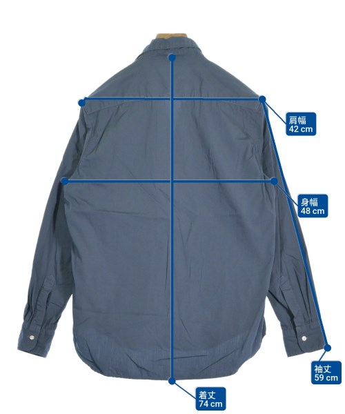 Frank&Eileen（フランクアンドアイリーン）カジュアルシャツ 青 サイズ:XS メンズ/2200658396038