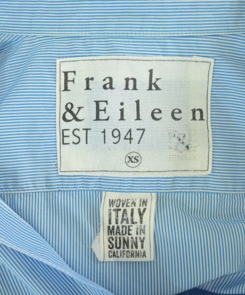 Frank&Eileen（フランクアンドアイリーン）カジュアルシャツ 青 サイズ:XS メンズ/2200707301051