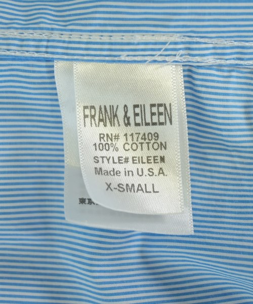 Frank&Eileen（フランクアンドアイリーン）カジュアルシャツ 青 サイズ:XS メンズ/2200707301051