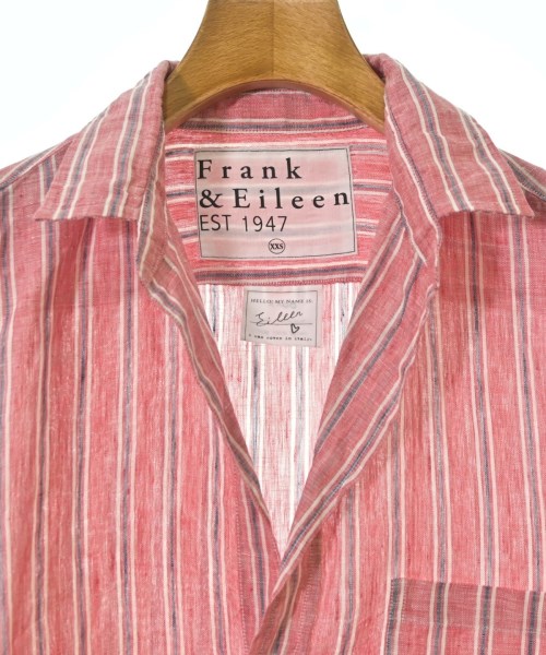 Frank&Eileen（フランクアンドアイリーン）カジュアルシャツ 赤 サイズ:XXS レディース/2200714950129
