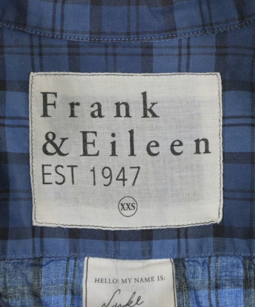Frank&Eileen（フランクアンドアイリーン）カジュアルシャツ 青 サイズ:XXS メンズ/2200641582028