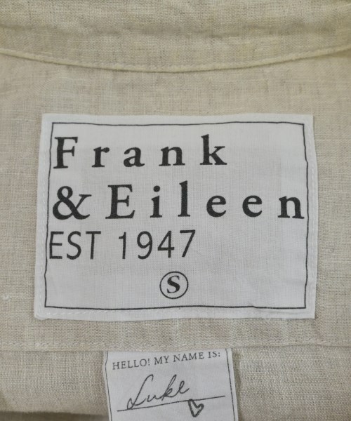 Frank&Eileen（フランクアンドアイリーン）カジュアルシャツ ベージュ サイズ:S メンズ/2200637368049