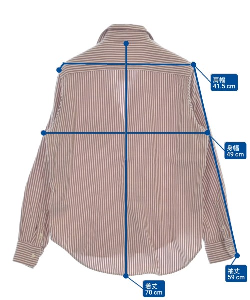 Frank&Eileen（フランクアンドアイリーン）カジュアルシャツ 赤 サイズ:XXS レディース/2200648358046