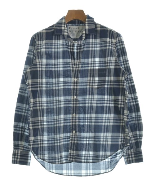 Frank&Eileen(フランクアンドアイリーン)カジュアルシャツ 紺 サイズ:XXS/2200634991585