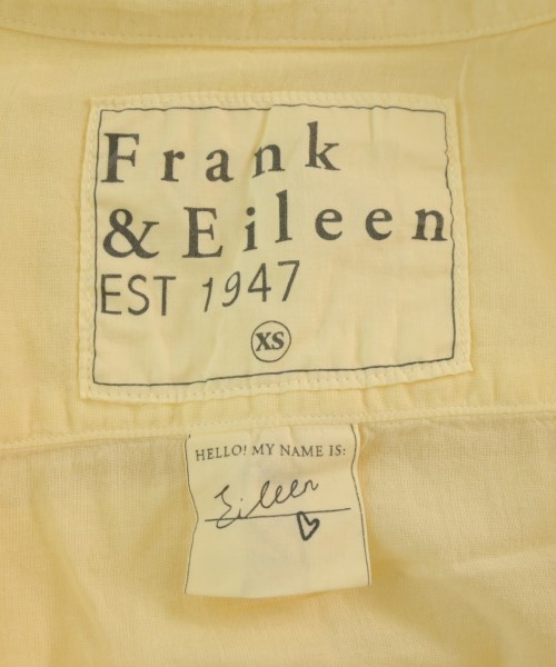 Frank&Eileen（フランクアンドアイリーン）ブラウス 黄 サイズ:XS レディース/2200638505221