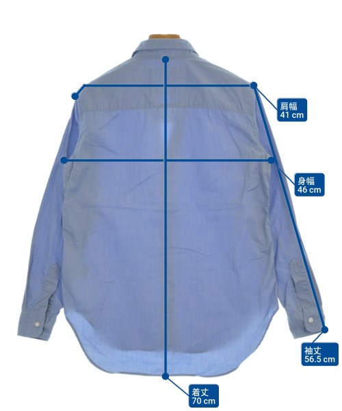 Frank&Eileen（フランクアンドアイリーン）ブラウス 青 サイズ:XS レディース/2200638505245