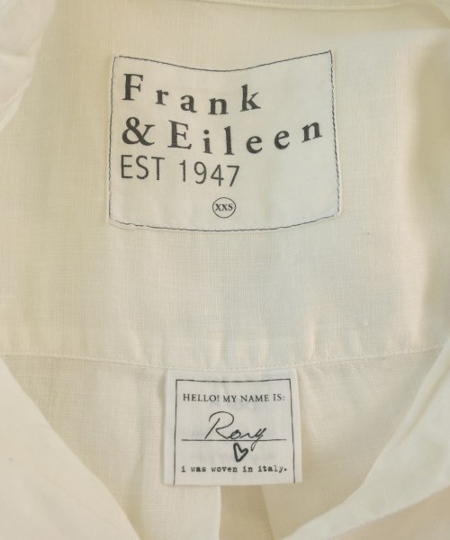 Frank&Eileen（フランクアンドアイリーン）シャツワンピース 白 サイズ:XS レディース/2200638505252