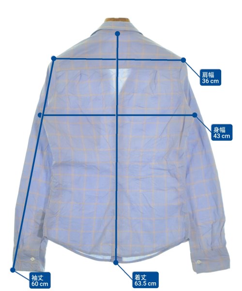 Frank&Eileen（フランクアンドアイリーン）カジュアルシャツ 青 サイズ:XS レディース/2200652537017