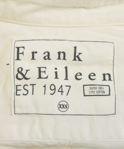 Frank&Eileen（フランクアンドアイリーン）カジュアルシャツ 白 サイズ:XXS レディース/2200706468113