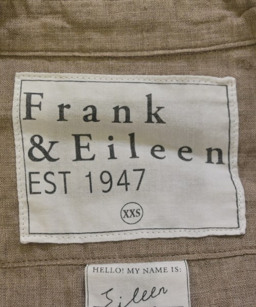 Frank&Eileen（フランクアンドアイリーン）カジュアルシャツ 茶 サイズ:XXS レディース/2200704800434