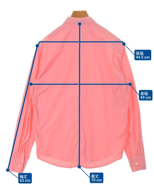 Frank&Eileen（フランクアンドアイリーン）カジュアルシャツ ピンク サイズ:S メンズ/2200663721030