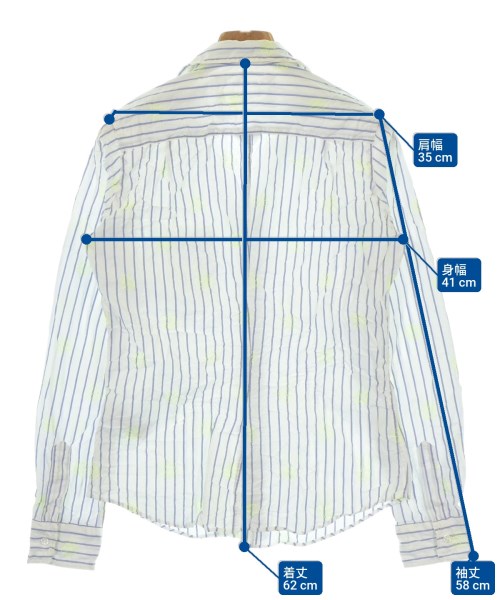 Frank&Eileen（フランクアンドアイリーン）カジュアルシャツ 白 サイズ:XXS レディース/2200665837029