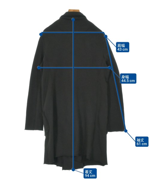 Frank&Eileen（フランクアンドアイリーン）ピーコート 黒 サイズ:XS レディース/2200669381016